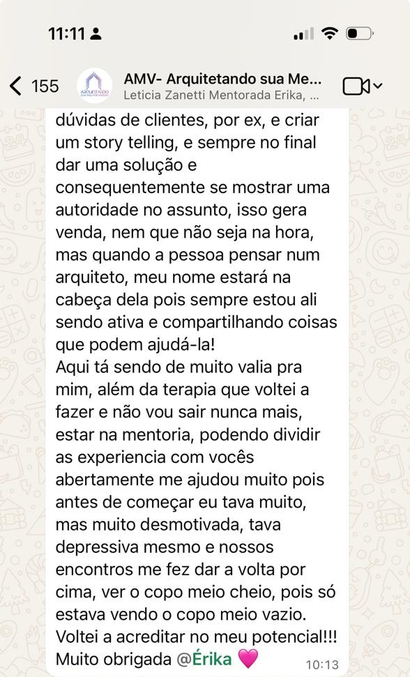 Depoimento de Amanda Reis no WhatsApp, parte 2
